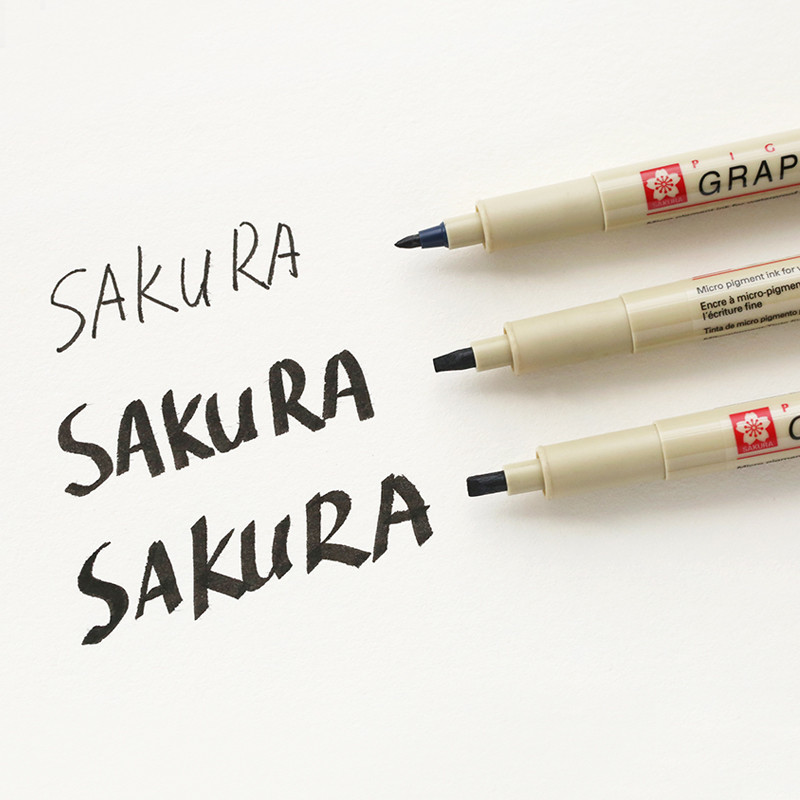 

1 pcs Sakura Liner Pen Set Waterproof Black Fineliner Micron Pen Design Sketch Drawing Marker Artist Markers School Supplies