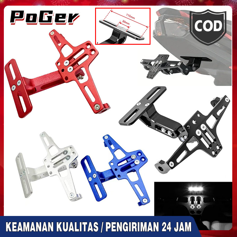 Tempat Plat Nomor Sepeda Motor Universal Tempat Plat Nomor Dengan Lampu Lampu Sein Untuk Yamaha MT07