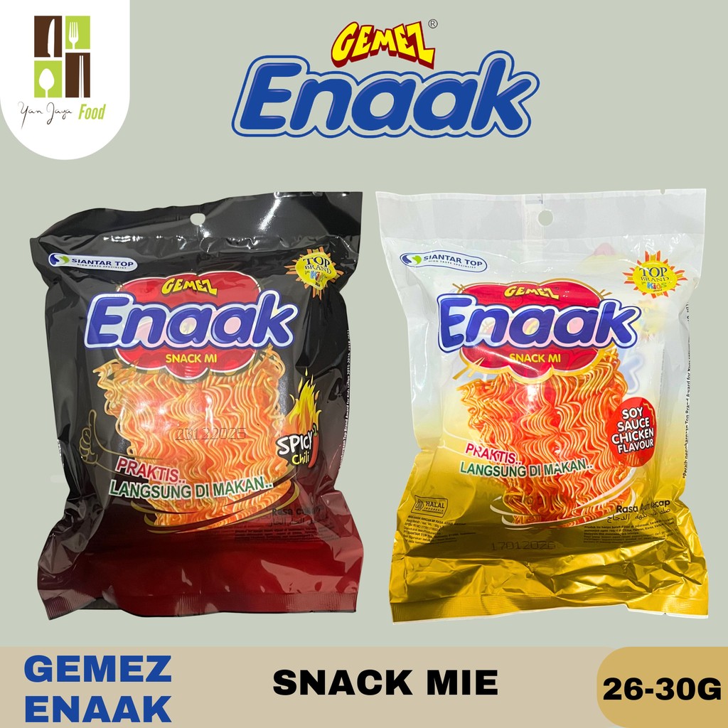 

Gemez Enak Snack Mie 30g / 26g / Ayam Kecap Poly / Spicy Poly / Mie Gemez / Cemilan / Snack Mie