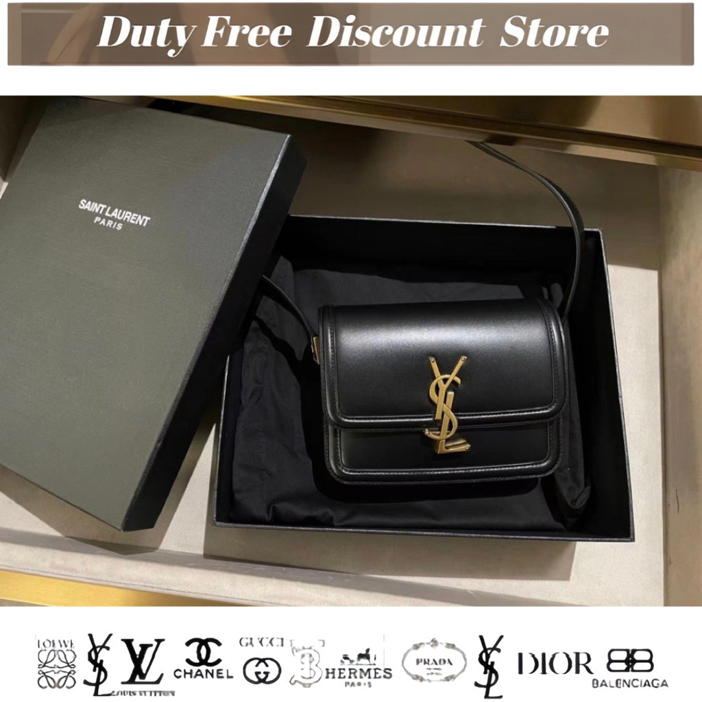 Yves Saint Laurent -Lorne (YSL) Solferino Box Bag Letter Design [ HOT SALE ] tas selempang tas ysl b