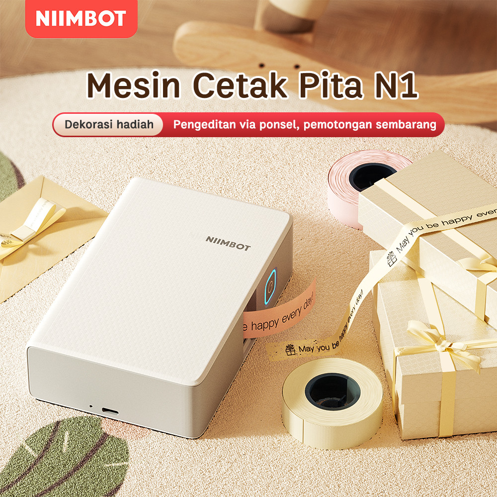 

NIIMBOT B18/N1 Pencetak Nama Pita Satin Dekorasi & Bungkus Kado Bunga