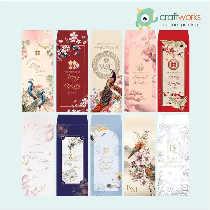 Ready CUSTOM ANGPAO WEDDING / SANGJIT