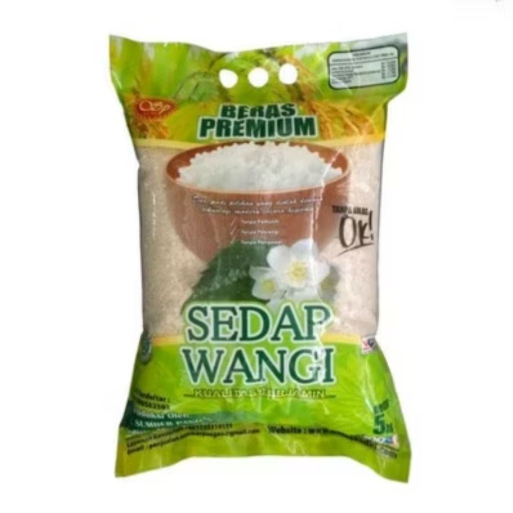

PROMO!Beras Premium Sedap Wangi 5kg Pulen EnakREADY