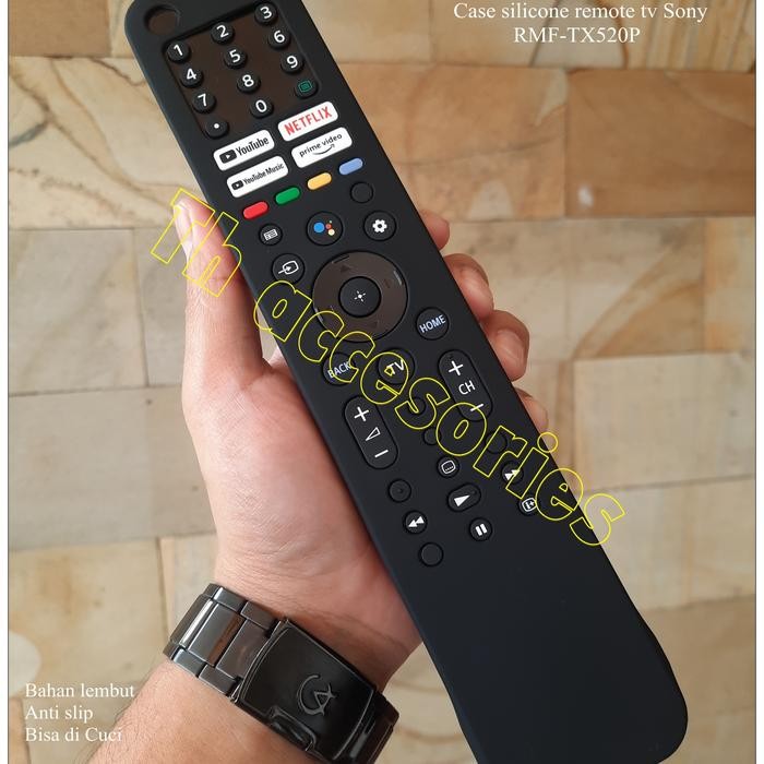 Case silicone pelindung remote tv sony RMF-TX520P - Hitam