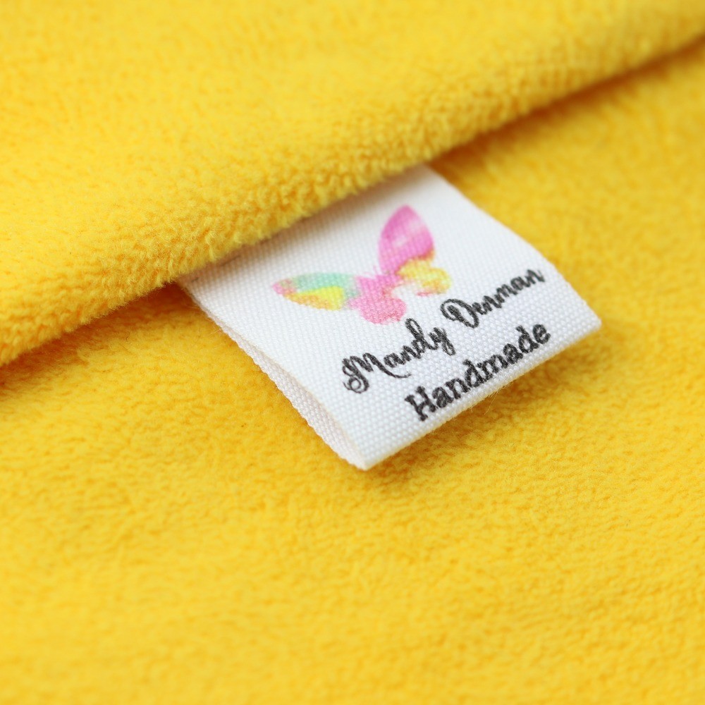 

Custom Sewing label, Handmade Tags, Custom kids Name Labels,Cotton Ribbon labels, Logo Labels(MD0013)
