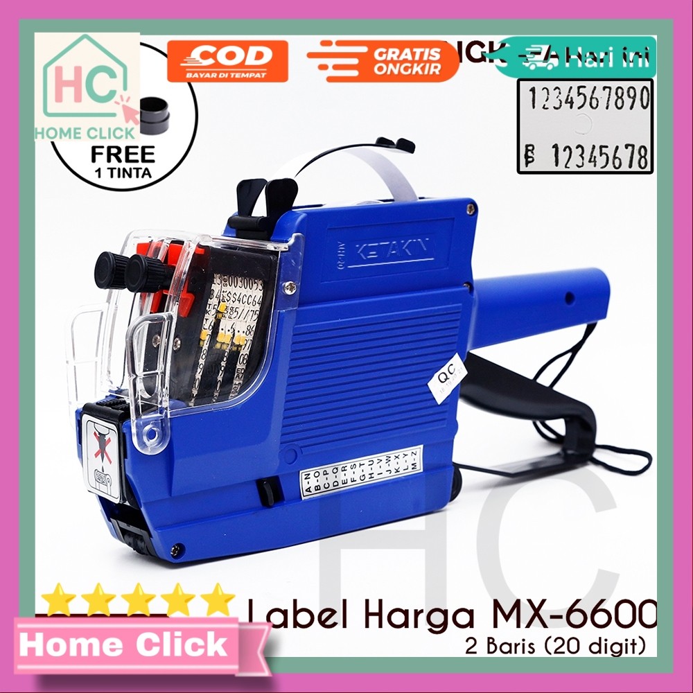 

Alat Label Harga 2 Baris ANGKA-ANGKA tipe MX 6600