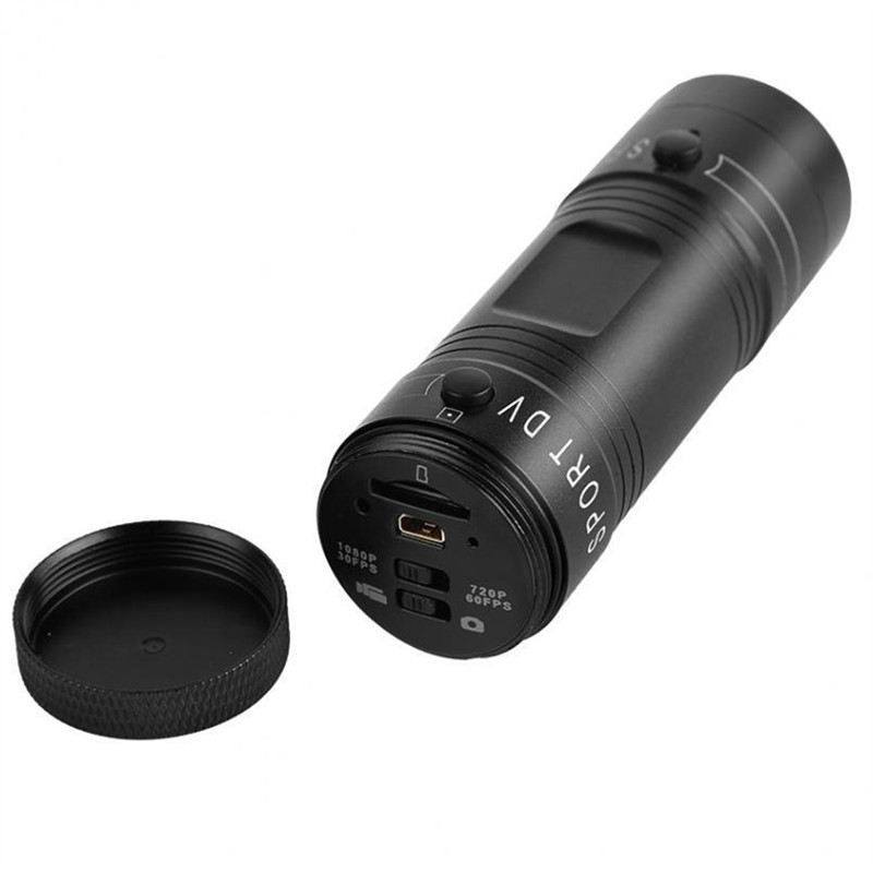 AEF1-F9 Mini Sports Camera 1080P 200W Outdoor Riding Motorcycle Helmet Sports DV Camera Video Waterp