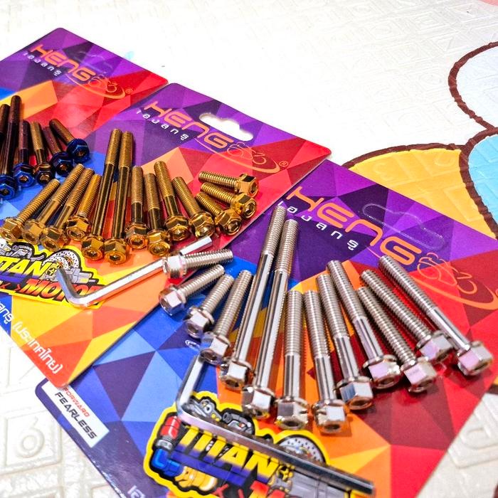 baut cvt heng probolt 2kunci blok cvt motor vario 125 vario 150 - Hengkrom 2kunci, baut cvt vario 15