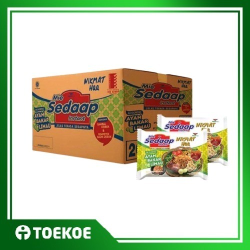 

TOEKOE Mie Sedaap Ayam Bakar Limau 1 Dus