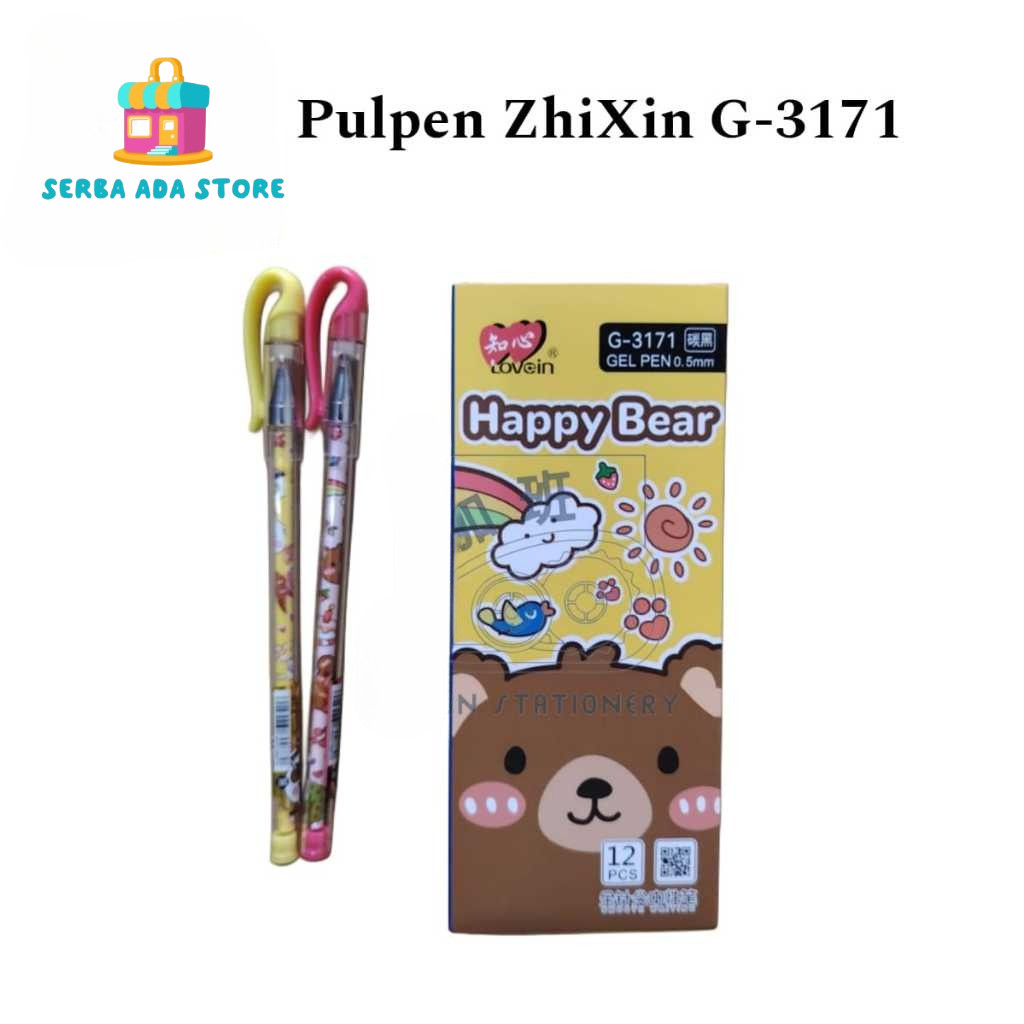 

Pulpen Zhi Xin G-3171 0.5mm Bolpen Pena Tinta Gel Pen Karakter - SAS88