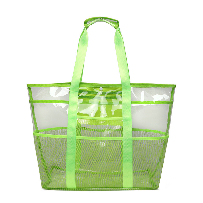 Tas Penyimpanan Perjalanan PVC Outdoor Tas Pantai Tas Bahu Tunggal Kapasitas Besar Tas Renang