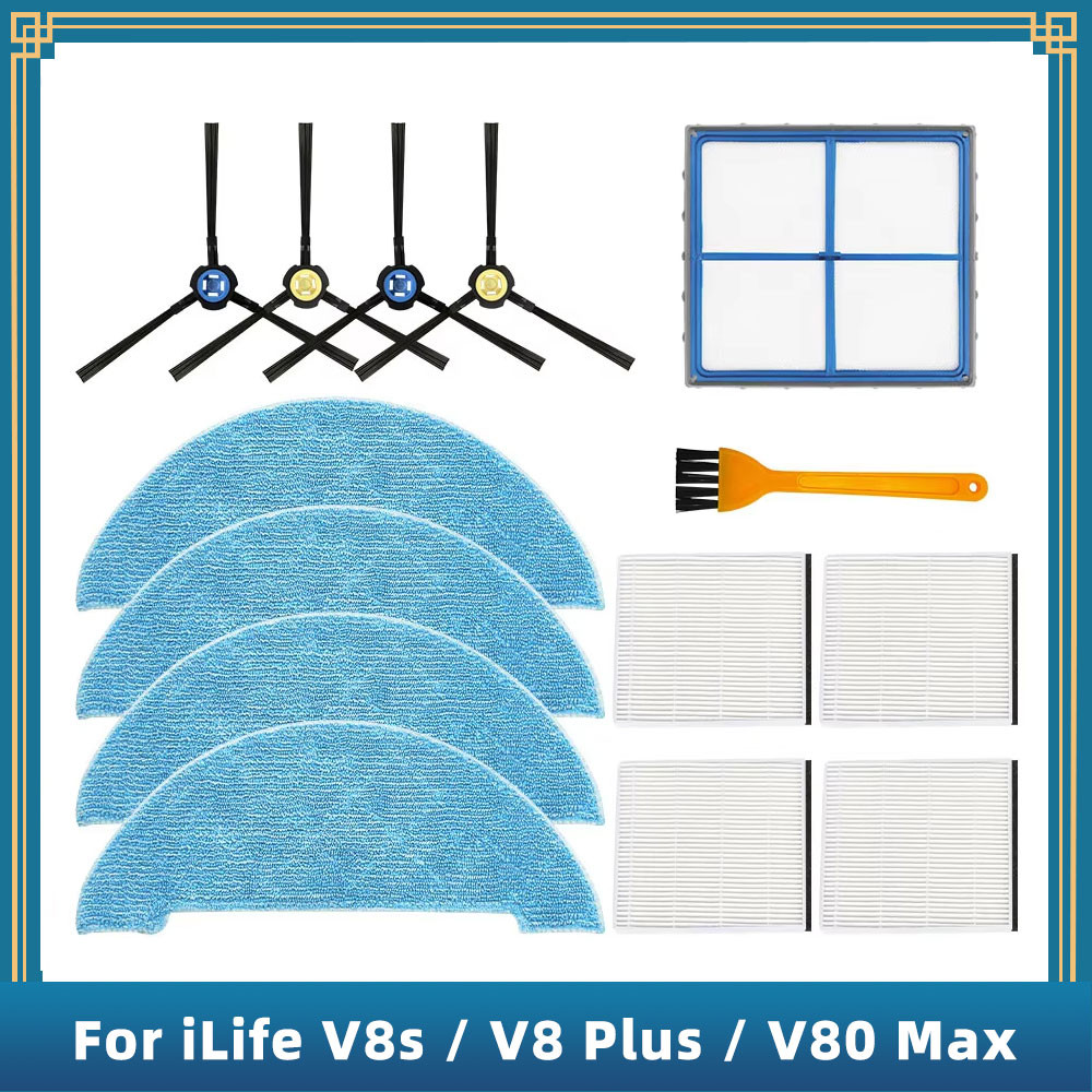 Compatible For ( iLife V8s / V8 Plus / V80 Max, Amibot Animal XL H2O Connect ) Spare Parts Accessori