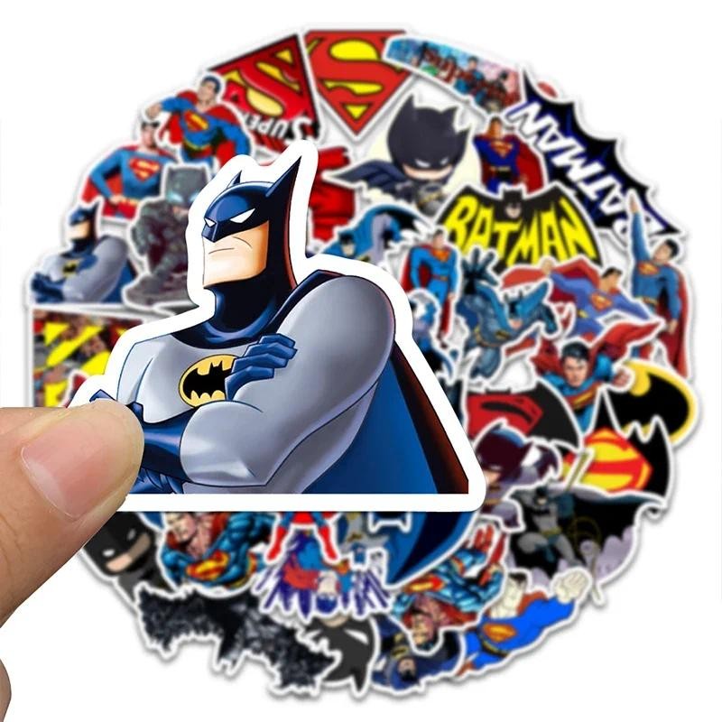 

Disney Cartoon Batman Stickers for Kids DIY Graffiti Skateboard Luggage Decal Cool Waterproof Sticker Fun Classic Toys