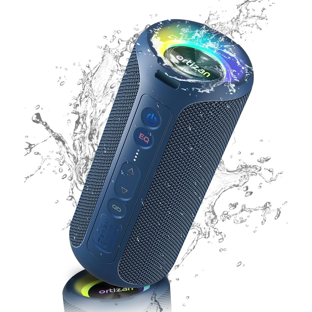 Ortizan X8 Pro Bluetooth Speaker Portable with 40W Stereo Sound,Ri  Bass,IPX7 Waterproof, 30H Playti