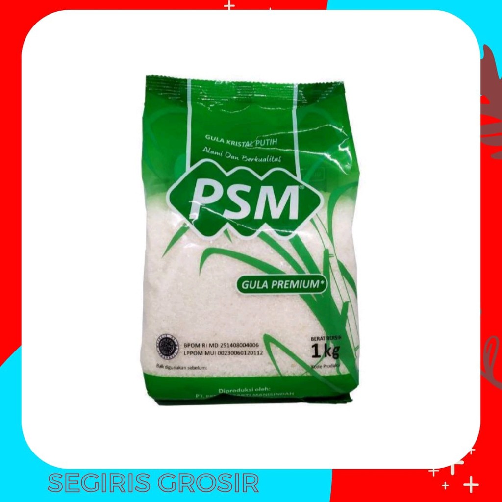 

PSM Gula Pasir Kristal Putih Premium 1 kg