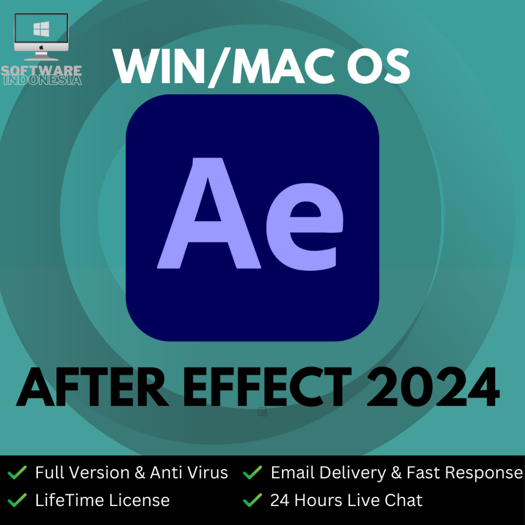 Paket After Effect 2025 | WIN/MAC | Aplikasi After Effect + Panduan