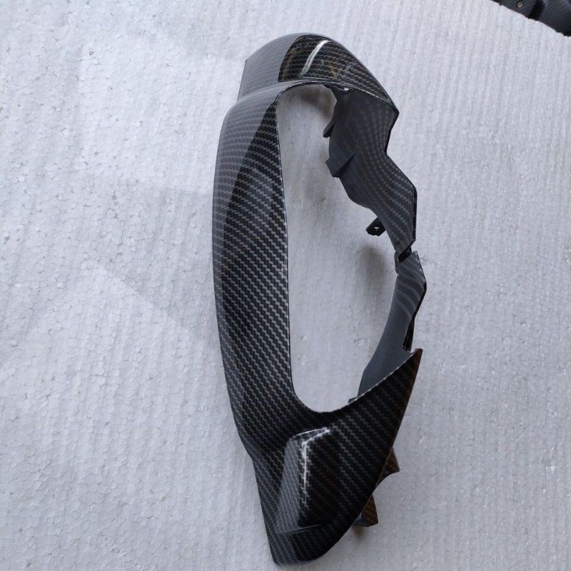 Cover Batok Lampu depan Mio sporty karbon carbon celup wtp