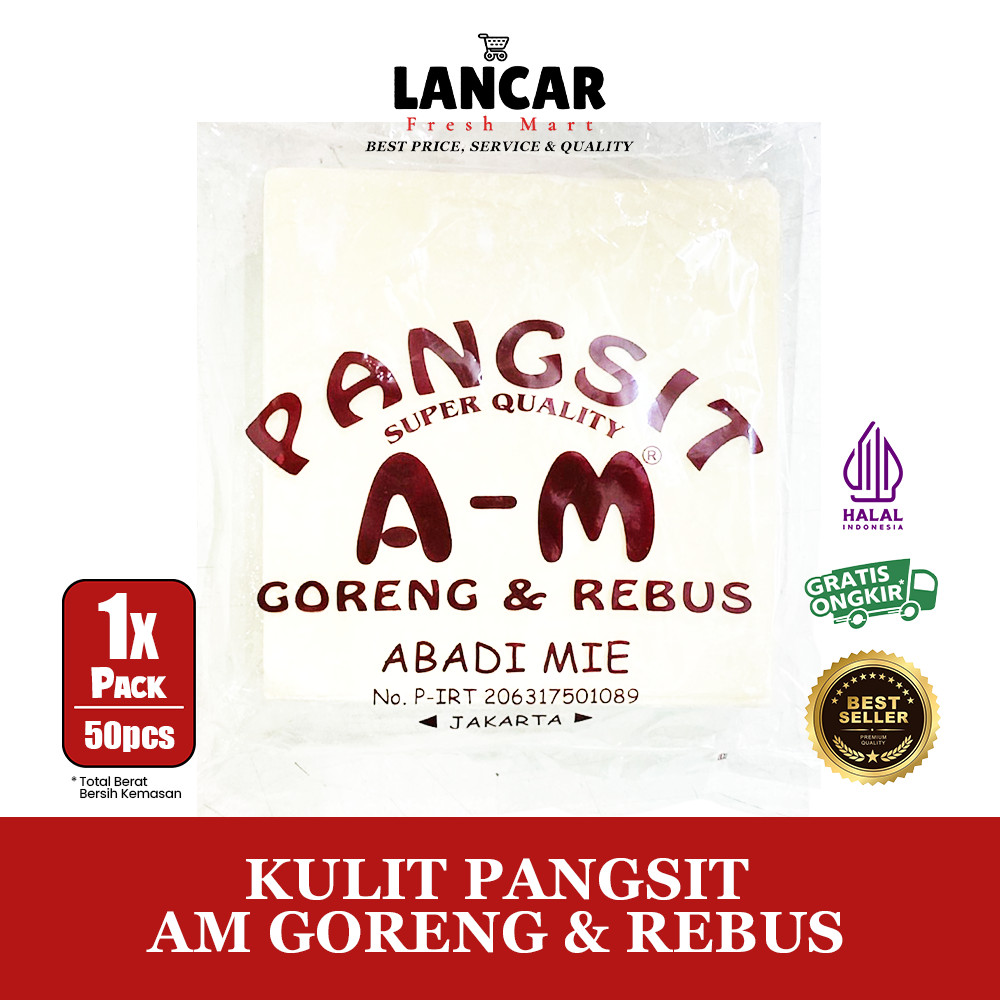 

KULIT PANGSIT AM GORENG & REBUS 50 INSTANT/SAMEDAY ONLY