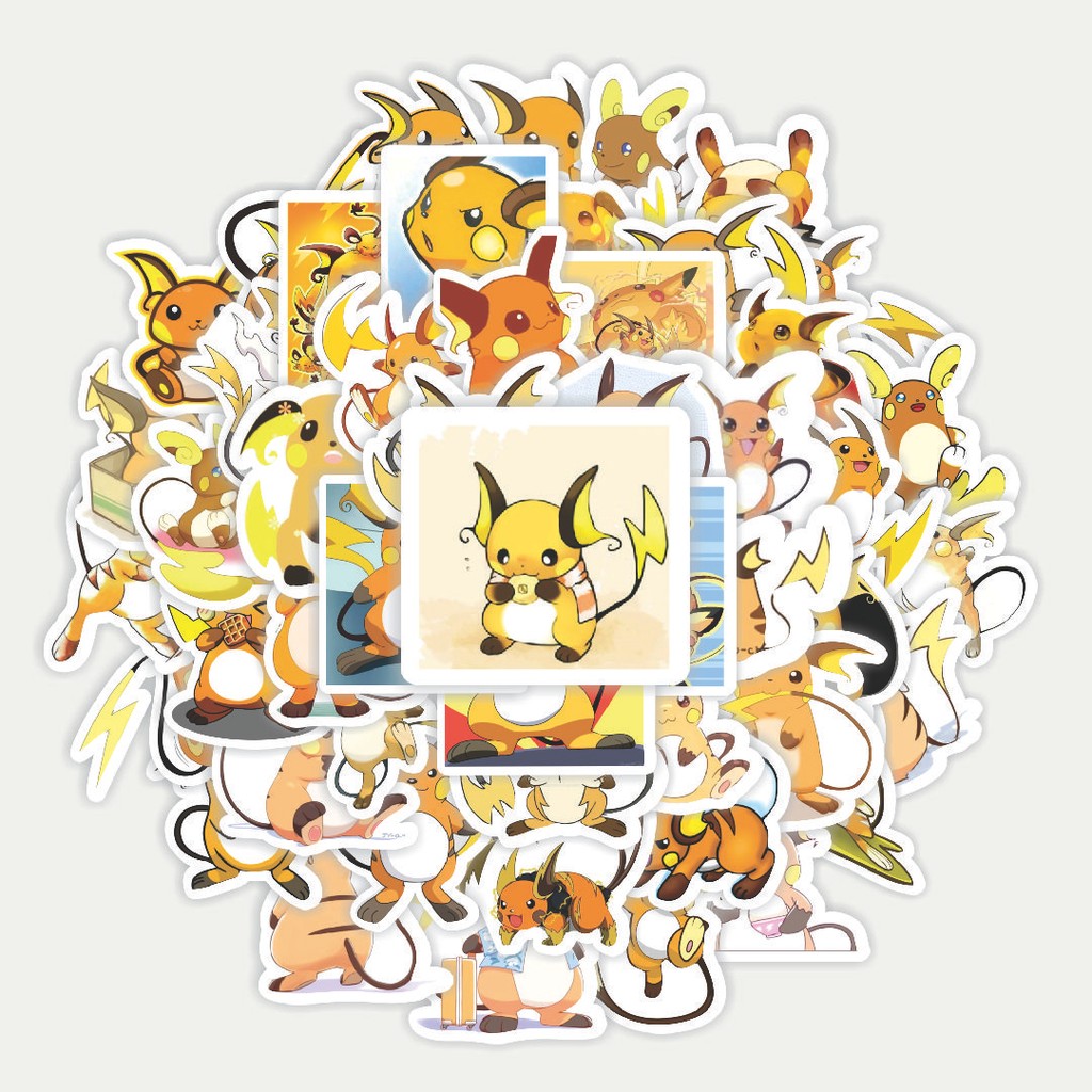 

Sticker Pack Stiker Raichu Pokemon | Sticker TUMBLR | Stiker LAPTOP KOPER HELM