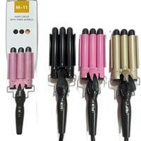 (GAT) Catok Curly M11 / Catokan Rambut 3 Barrel Curly Otomatis / Catokan Genteng / Catokan Baba / Ca