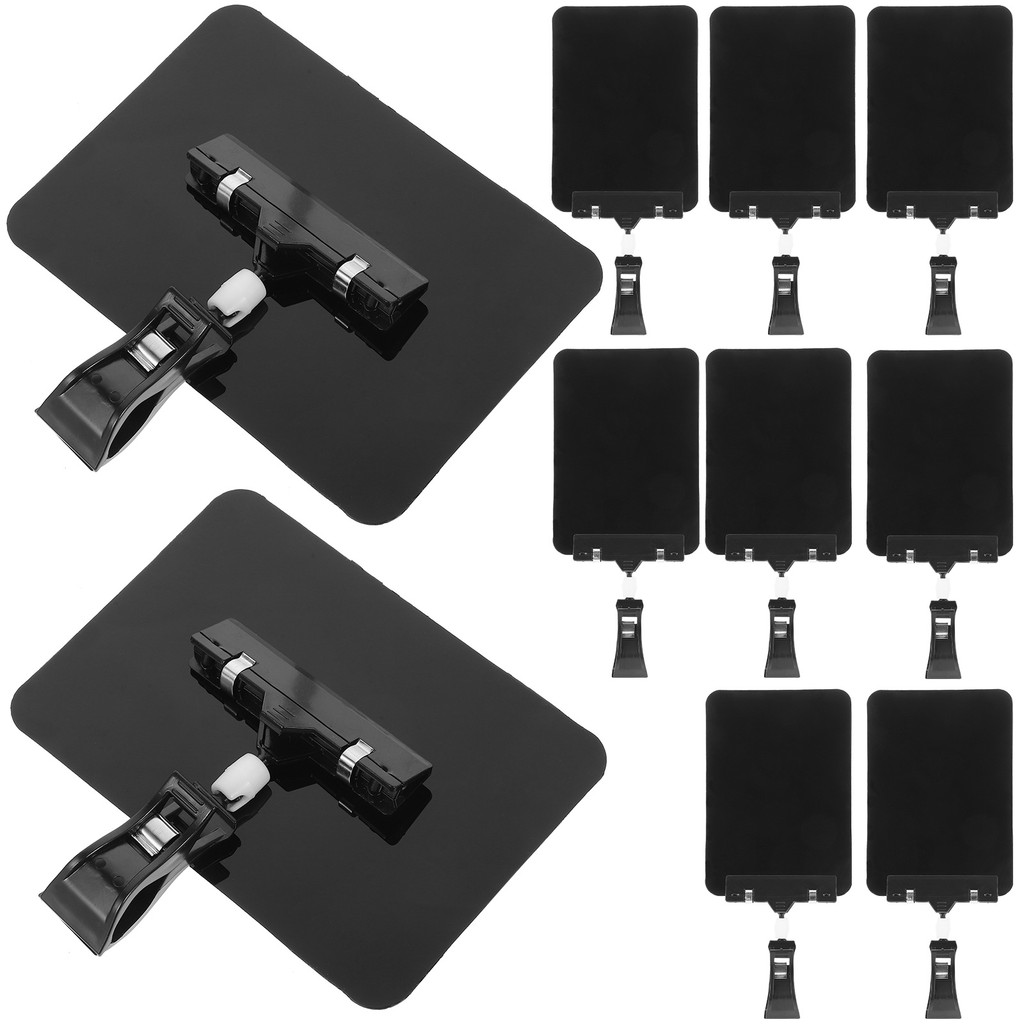 

10 Pcs Fruit Price Tag Merchandise Display Wear-resistant Sign Holder Clip Food Advertising