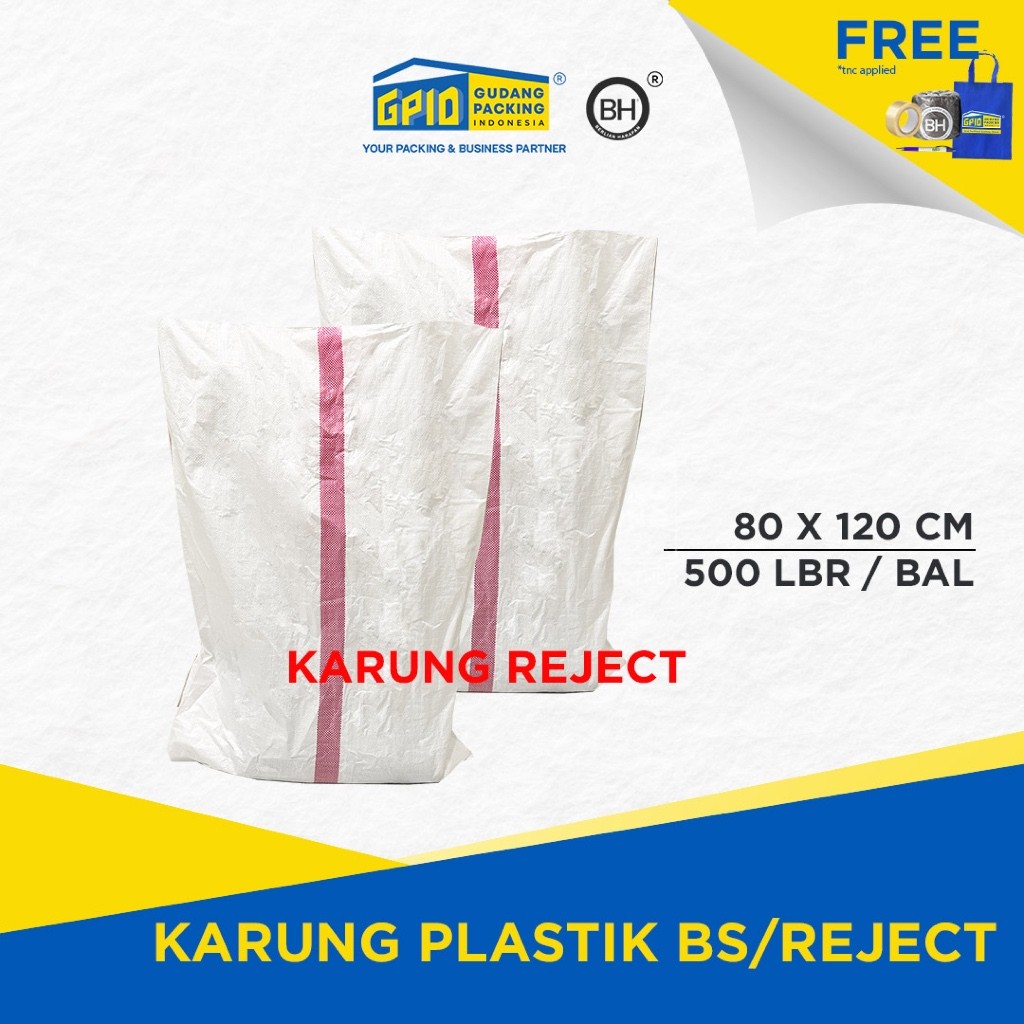 Karung Plastik BS / Reject 80x120