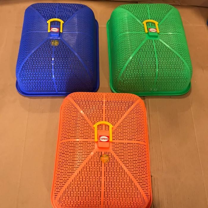 Tutup sayur/tudung saji segi empat M/L shinpo - M