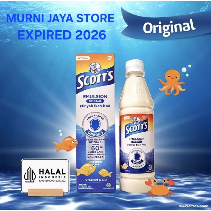 Scott Emulsion Original 400 ML.