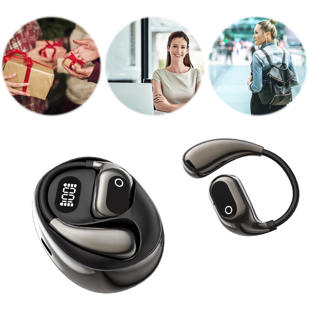 

AI Language Translation Earbuds Open Air Traductor Bluetooth-Compatible 5.3 Smart Voice Translator for Travel Business Learning