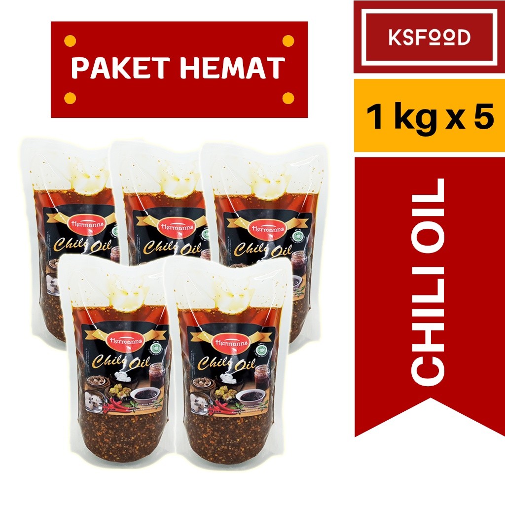 

Chili Oil / Minyak Cabai 1 kg x 5 pcs (PAKET HEMAT)