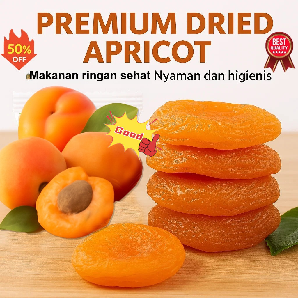 

Diskon 55%【ORIGINAL】250g/500g Aprikot Merah Kering Aprikot Merah Tanpa Biji - Tiada Bahan Tambahan Aprikot Kering Berkualiti Tinggi /Aprikot Kering Lembut Dan Lazat/Aprikot Kering Asli Cemilan Sehat / Aprikot Kering Premium buah yang diawetkan
