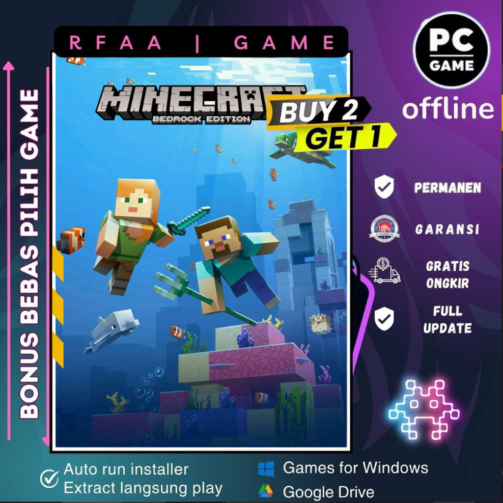 MINECRAFT BEDROCK | GAME PC - LAPTOP - DL
