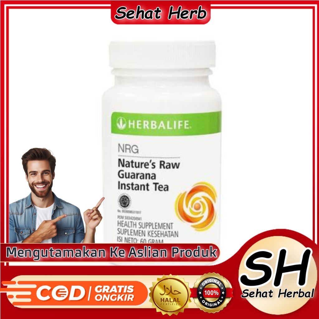 

HERBALIFE NRG TEA NATURE RAW GUARANA TEA TEH ENERGI ORIGINAL - ORI Penambah Energi & Stamina Membakar Lemak Jadi Energi Menurunkan Berat Badan Minuman Pelangsing Badan Teh Herbal Herbalife Teh Pengontrol Berat Badan Teh Pelangsing