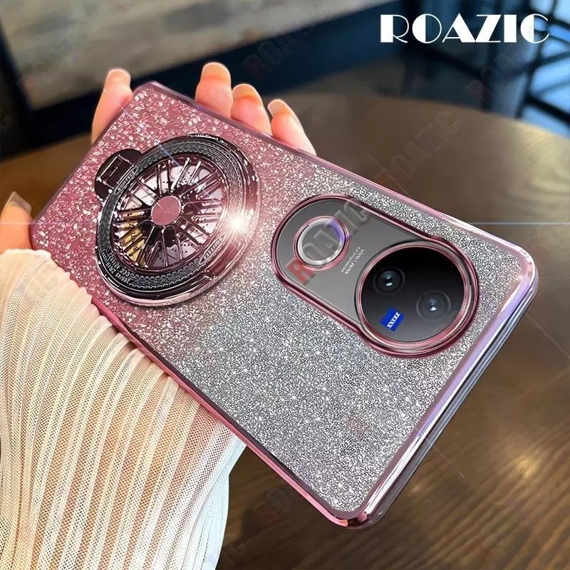 HP Soft Case Vivo V50 5G Casing Silikon Untuk VIVOV50 5G V2427 Casing berkilau Berlapis Handphone Ph