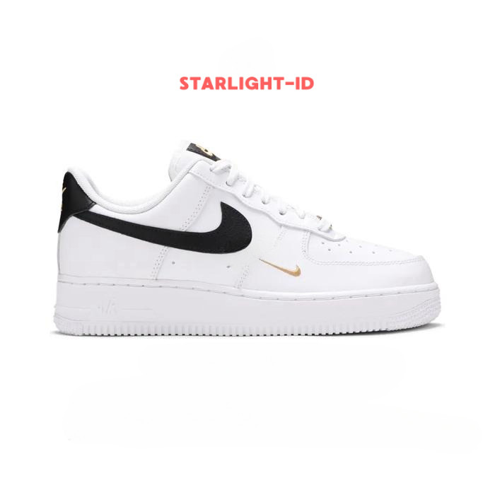 Sepatu AF 1 Essential White Black  / Unisex