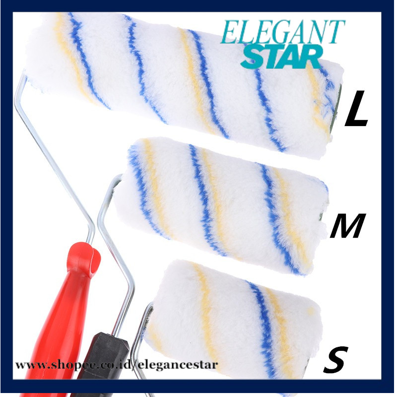 

1pc Practical Multifunctional Paint Roller Brush Household Use Wall Brushes Tackle Roll Decorative Painting Brush Tool