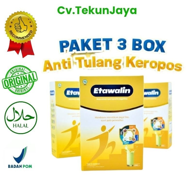 

Promo TerBaik ETW_ 3BOX 1 Susu Kambing Etawa Atasi Nyeri sendi Dan Reumatik
