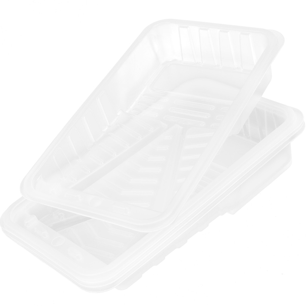 

Tray Replacement Oval Transparent Home Plastic Roller Brush Supplies Paint Coating Wall Paint Brush Tray Treatment
