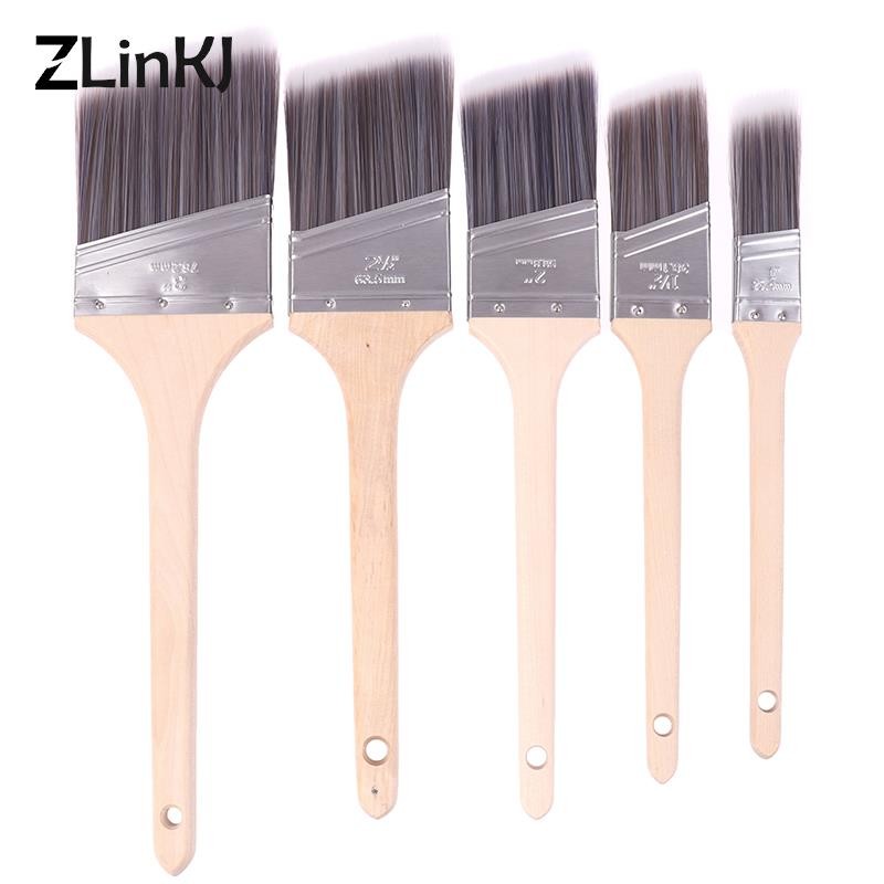 

1pcs For Decorating Door Window Professional Ceiling Paint Brush Set Indoor Outdoor Wooden Handle Wall Sash Multifunction DIY