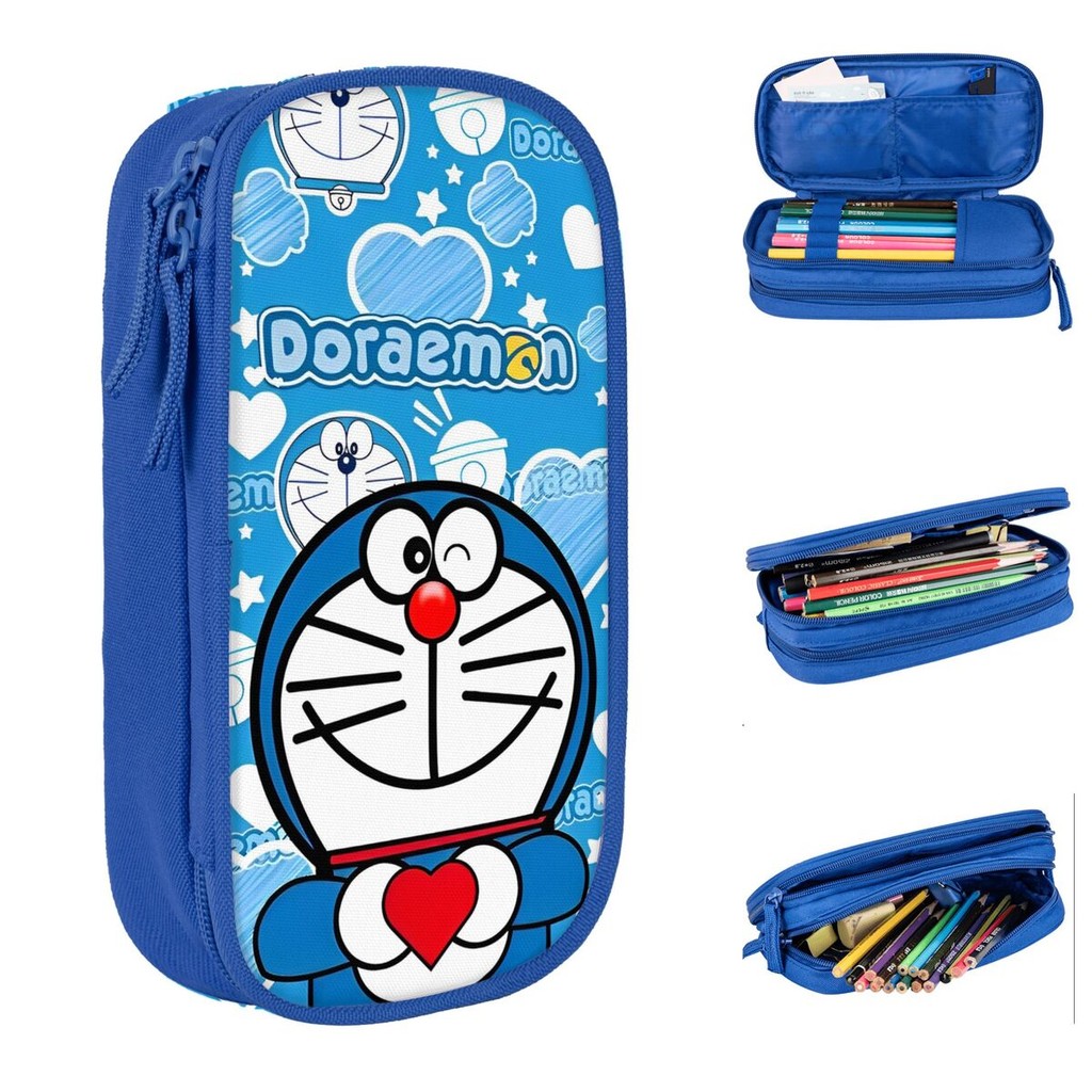 

Fashion D-Doraemons Pencil Case Cartoon Pencilcases Pen for Girls Boys Big Capacity Bag School Supplies Gift Stationery