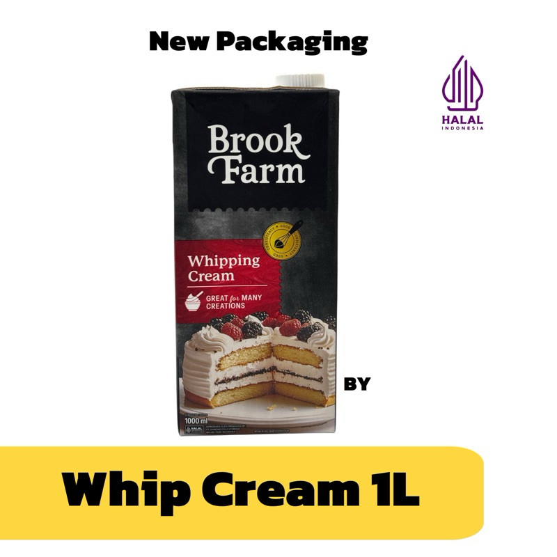 

Whipping Cream Brookfarm 1L