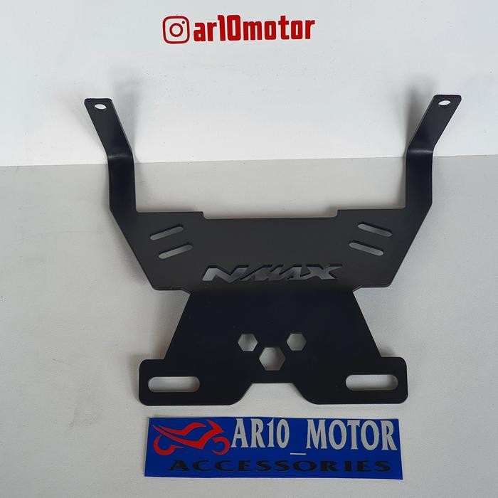 PROMO BREKET PLAT NOMOR KUMIS V2 COPY MHR NMAX 2015-2019 DUDUKAN PLAT NOMOR