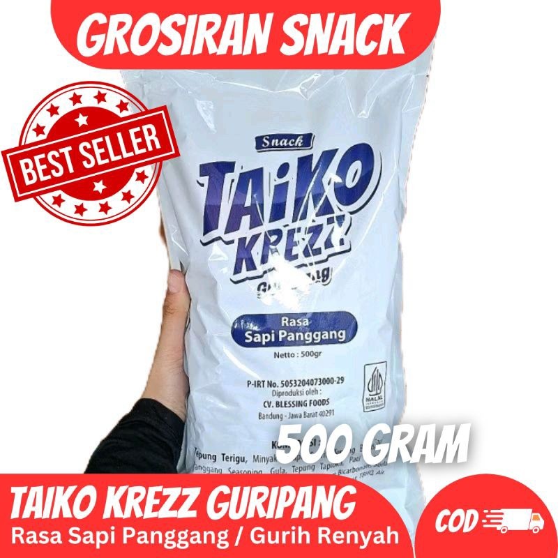 

SNACK TAIKO KREZZ GuriPang rasa SAPI PANGGANG isi 500 GRAM / SNACK VIRAL / SNACK TAIKO KREZZ VIRAL