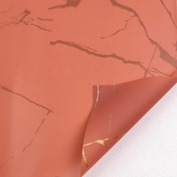 

TERBARU!! Kertas Buket Marble Gold Flower Wrapping Paper Golden Marble Cellophane KB6036 - BROWN