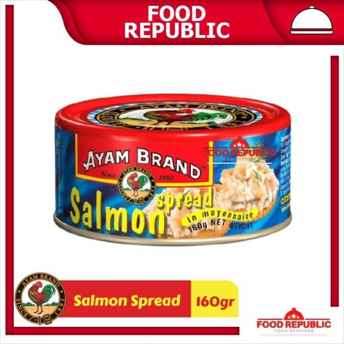 

[TERLARIS] AYAM BRAND SALMON SPREAD 160 GR IKAN KALENG FISH CAN MAYONAISE HALAL[TERLARIS ]