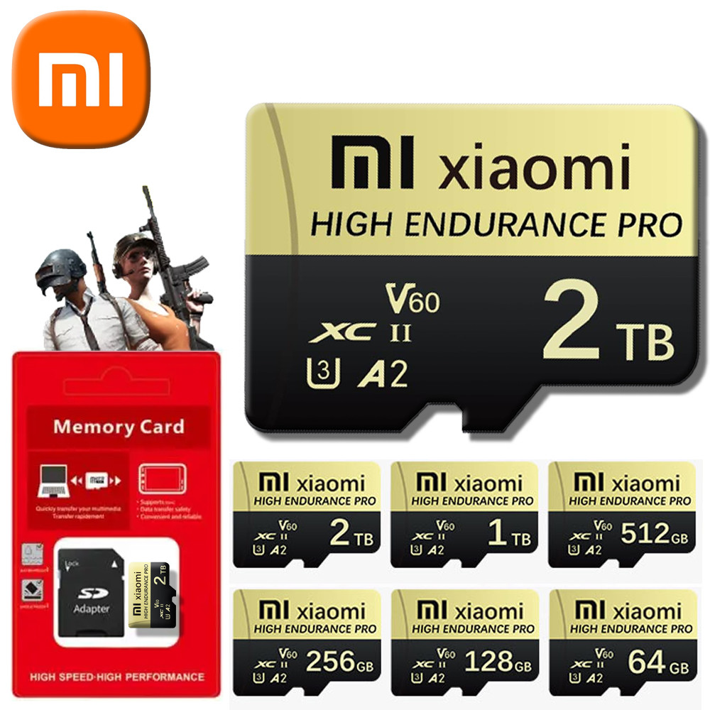 XIAOMI 2TB SD Memory Card 1TB 512GB SD Card 256GB Ultra-fast Transfer Micro TF SD Card 128GB Cartao 