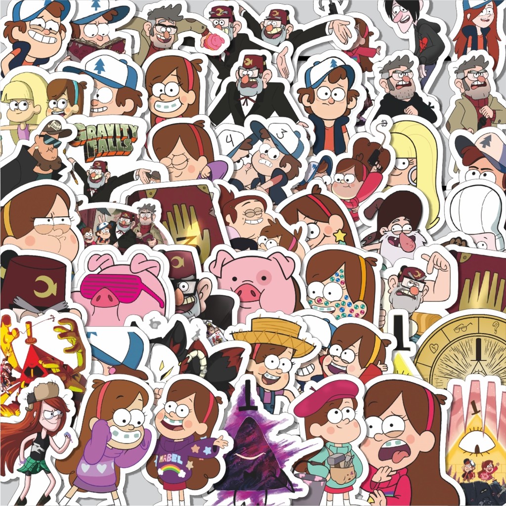 

Stiker Cutting Pack Stiker Kartun Series Gravity Falls Karakter Mix 1 Isi 100Pcs Series Aesthetic Lucu Keren Untuk Koper Bahan Vynil