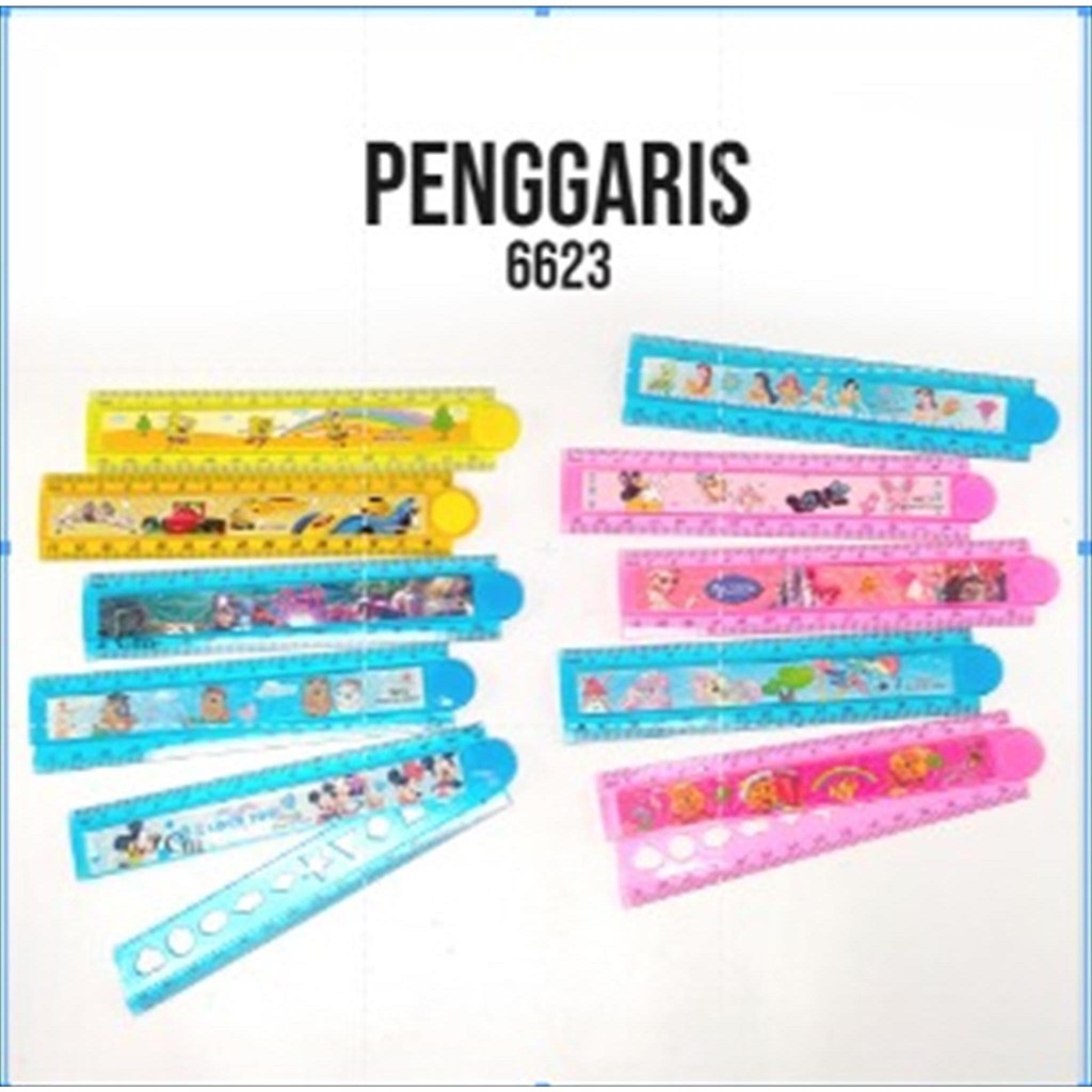 

♚Penggaris / penggaris 30cm/ penggaris (LIPAT) fancy / penggaris karakter♚