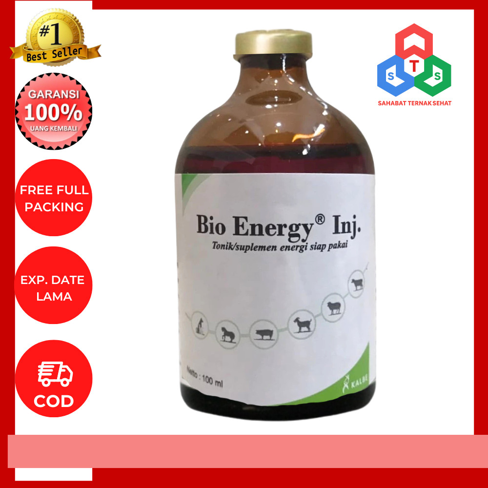 BIO ENERGY 100 ml  - sumber ATP energi untuk hewan ternak