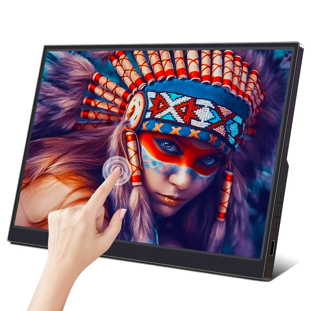 14/15.6/16″ Touch Portable Monitor Laptop Monitor Travel Monitor Extended Display for Raspberry Pi/L